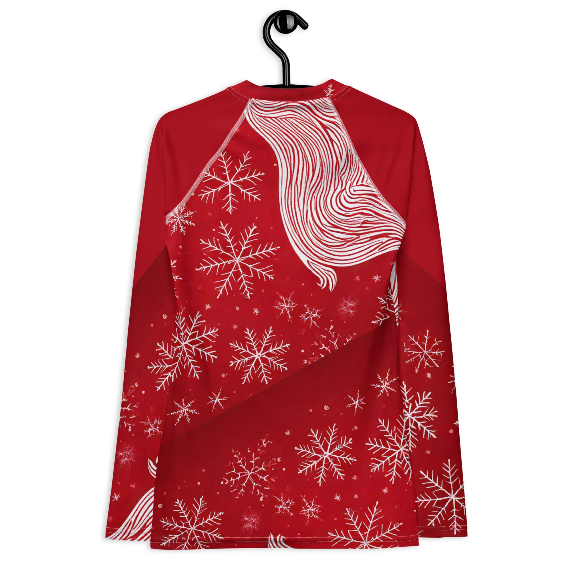Christmas Pullover Sweater. Red Long Sleeved Party Top. WickedYo.